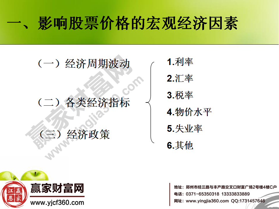 股票基本分析方法闡述