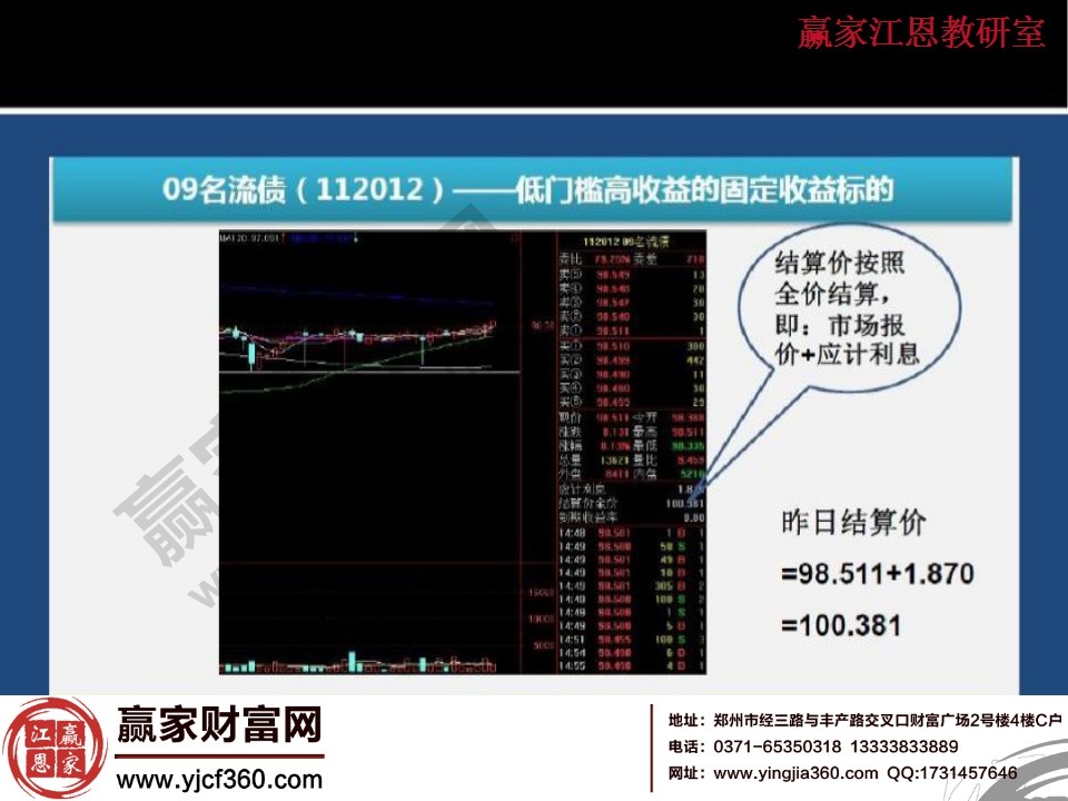 結(jié)算價按照全價結(jié)算