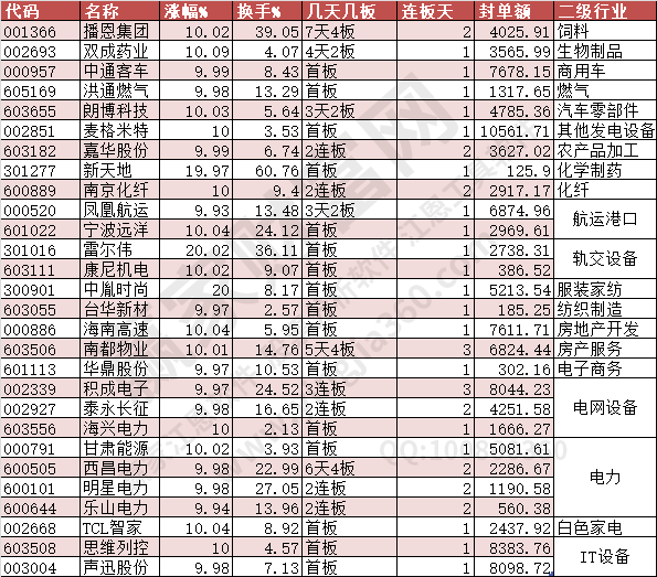 2024年5月13日漲停數(shù)據(jù)