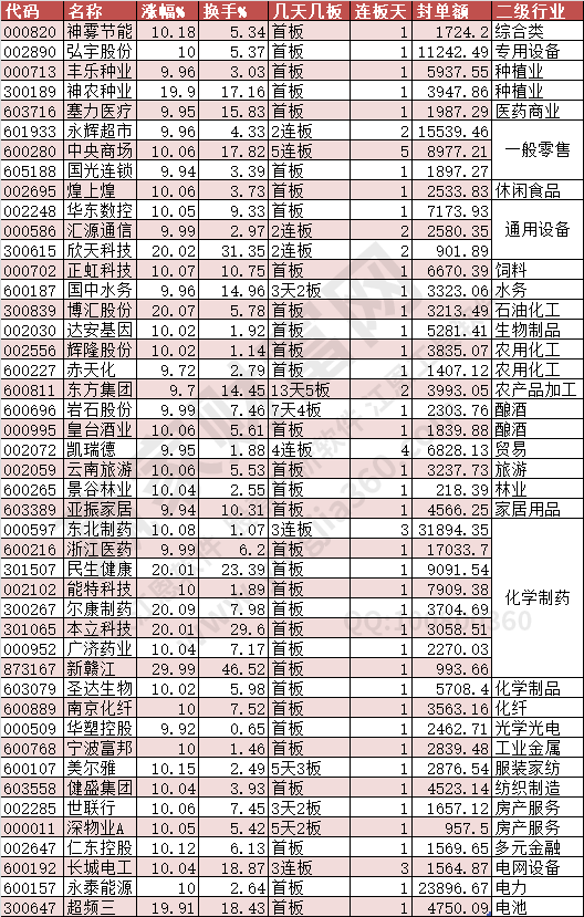 2024年8月8日漲停